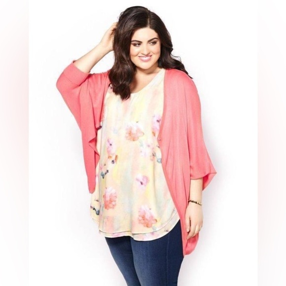 Melissa McCarthy Floral Tunice Sleeveless Blouse Size 1x - Picture 11 of 12